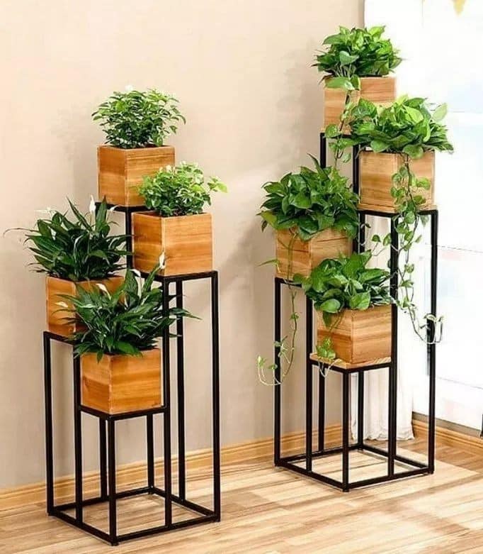 Modelos de Suportes para Vasos de Plantas. 🍃🌿 Flinki Artes