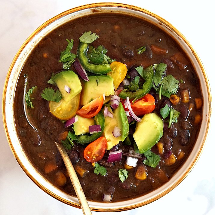 Slow Cooker Black Bean Soup Yummy Mummy Kitchen A Vibrant