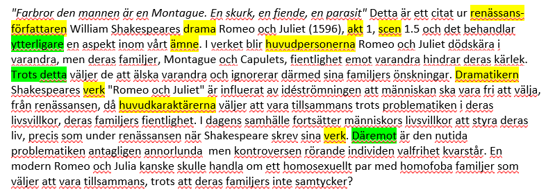 ICT Yes We Can: Elevers självbedömning i delat Word Online-dokument i ...