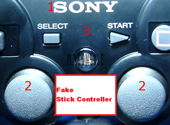 Difference the original or fake PS3 controller stick