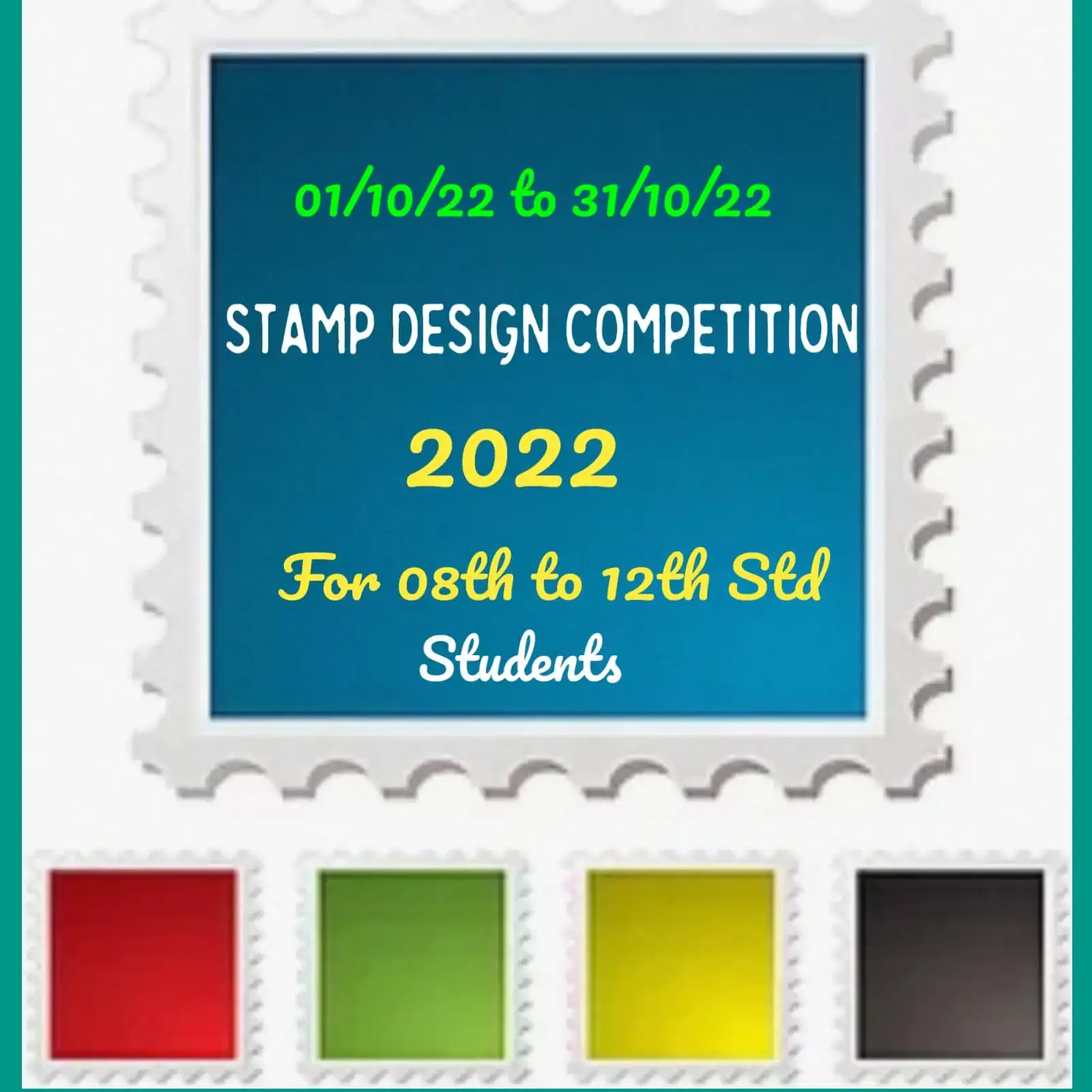 Stamp design competition 2022 India Post (DOP) National Level Stamp Design Competition 2022