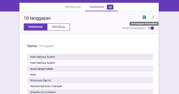 Begini Cara Mengetahui Jawaban Di Google Form Gallery Tekno