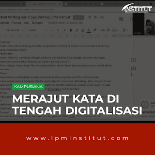 Merajut Kata di Tengah Digitalisasi