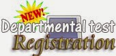 Departmental Test registration