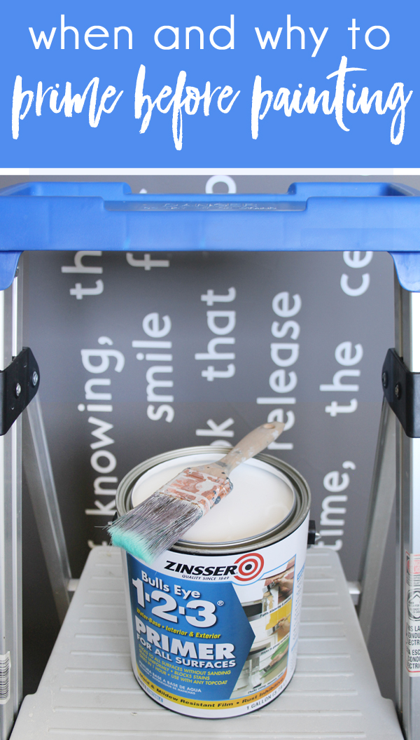 When And Why To Prime Before Painting Blue I Style Creating An When To Use Paint Primer Why Before Painting
