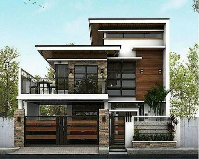 small two storey house plans with balcony