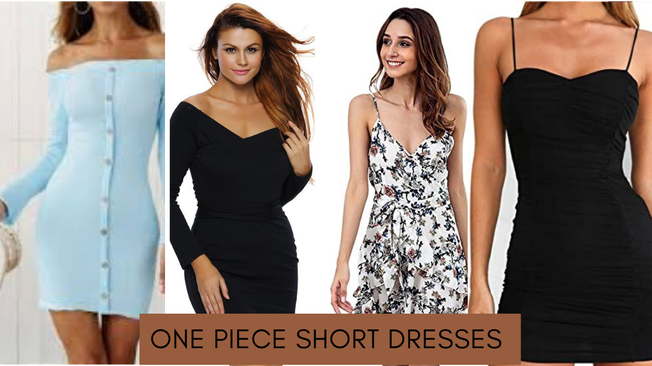 Fabulous One piece short dresses 005