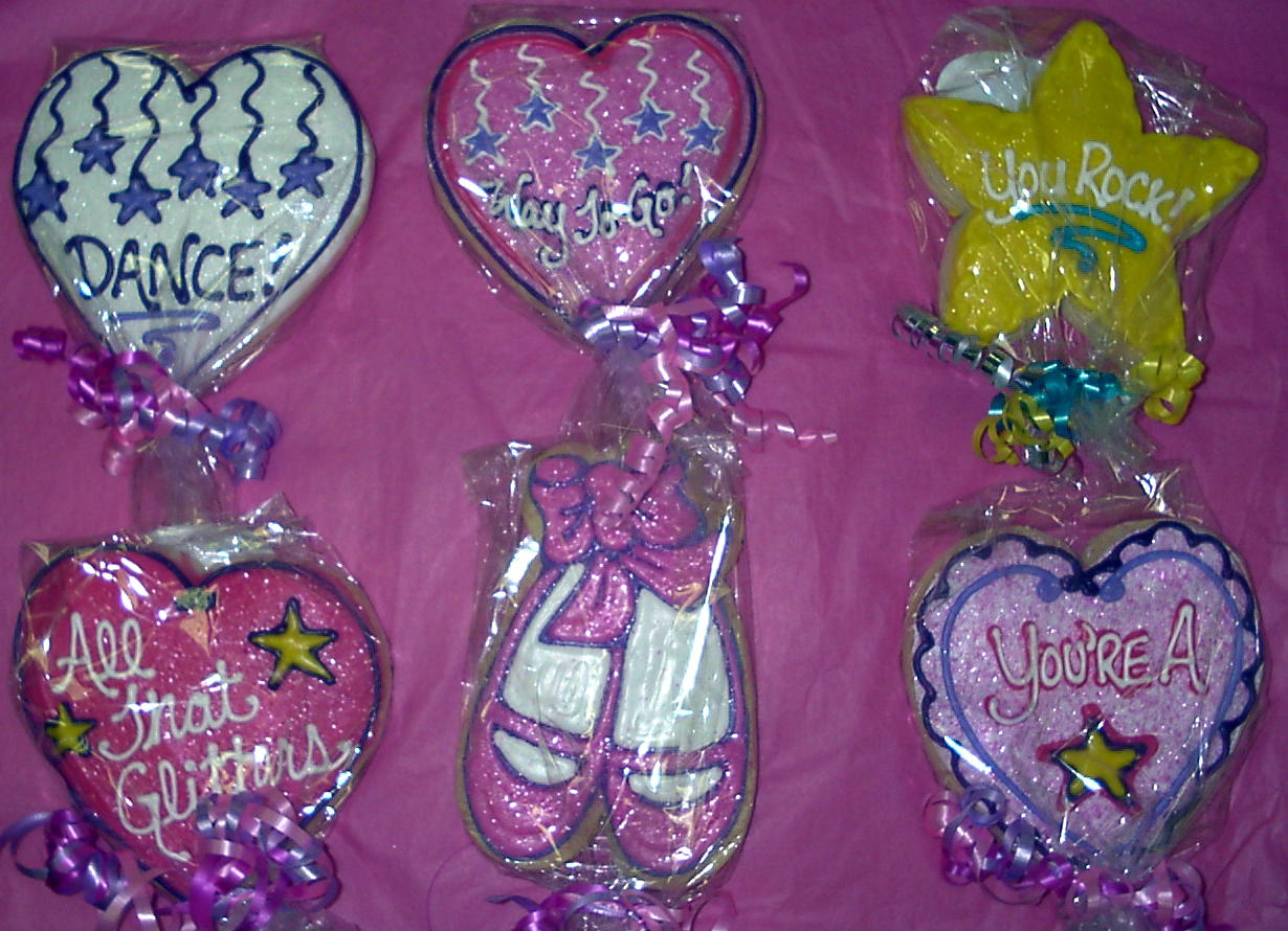 Cookies In Bloom/Hannah's Caramel Apples Dance Recital Cookies