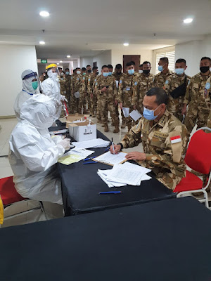 Komandan PMPP TNI Sambut Prajurit Satgas Kontingen Garuda UNIFIL Usai Laksanakan Misi Komandan PMPP TNI Sambut Prajurit Satgas Kontingen Garuda UNIFIL Usai Laksanakan Misi