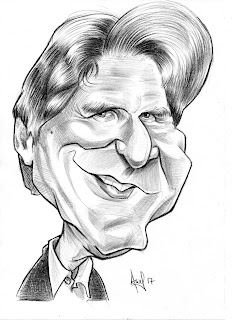 Harrison Ford caricature