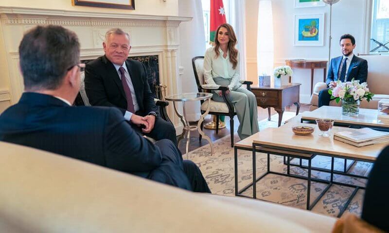 apt bundt Clip sommerfugl King Abdullah and Queen Rania's working visit to Washington, 2nd Day