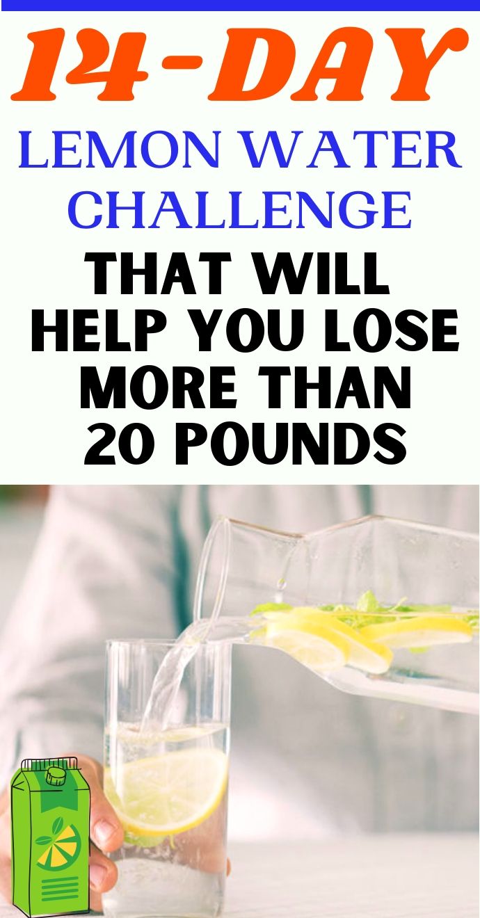Here’s A 14Day Lemon Water Challenge That Will Help You Lose Weight