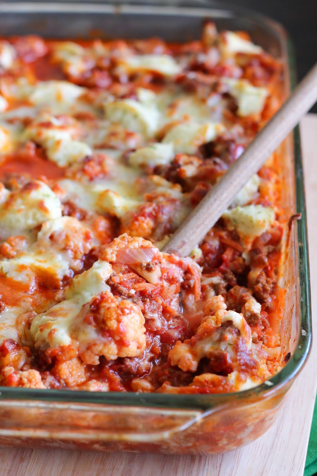 Baked Cauliflower Ziti {KetoFriendly}