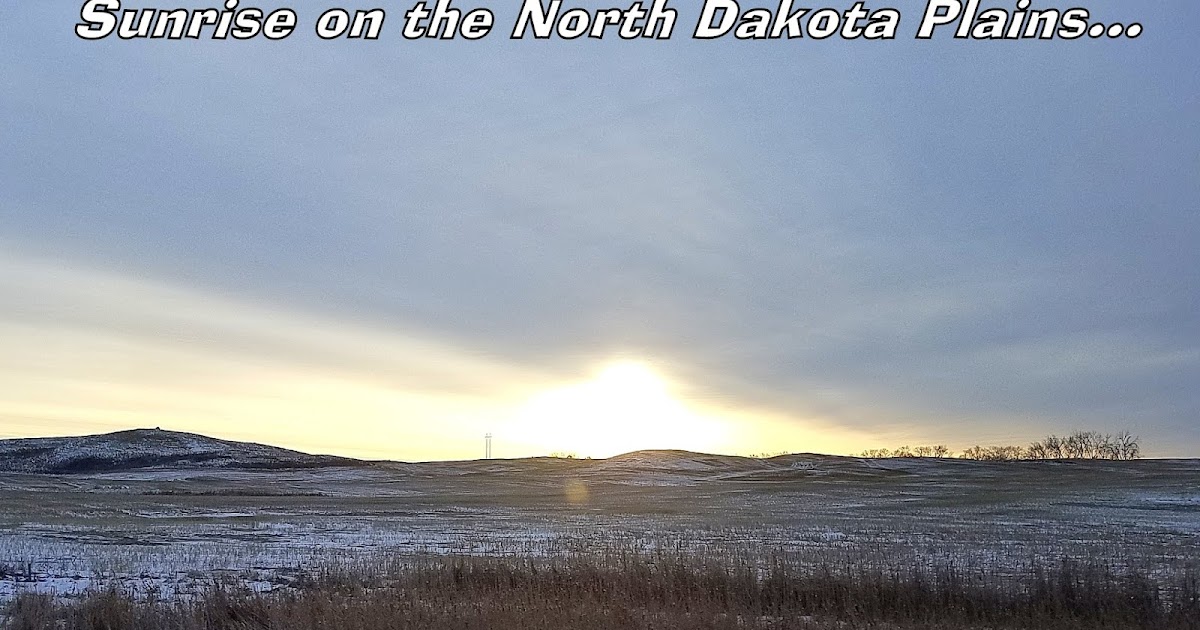 Carrington, North Dakota Sunrise on the North Dakota Plains... near