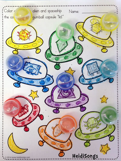 Shape Aliens in UFO's, and Other Fun Ways to Learn Shapes! (Freebies!)