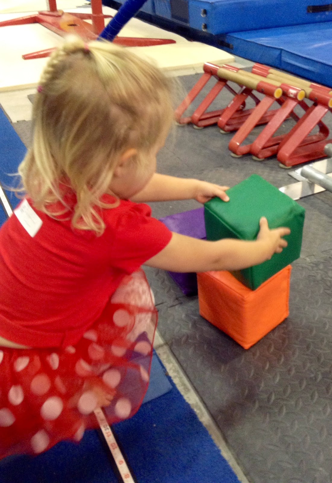 Preschool Gymnastics Coaching: Blocks