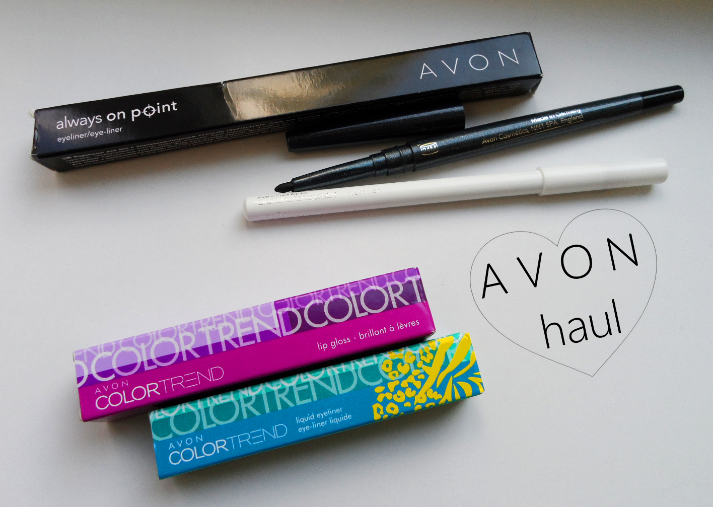 avon color trend cosmetics makeup  review swatches