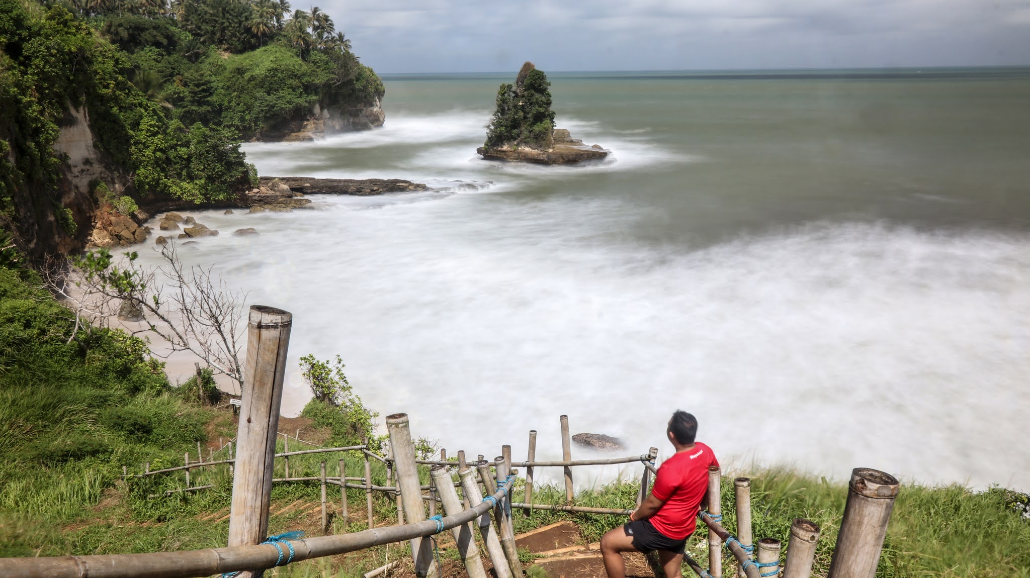 Eksplor Sukabumi Dan Cianjur Selatan Bagian 5 Pantai Karang Gantung