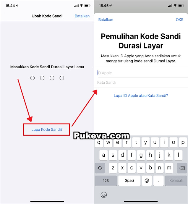 Cara Lupa Password Pembatasan/Restrictions di iPhone dan iPad PUKEVA