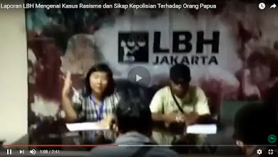 LBH Jakarta Mengecam Kasus Rasisme dan Sikap Kepolisian Terhadap Orang Papua