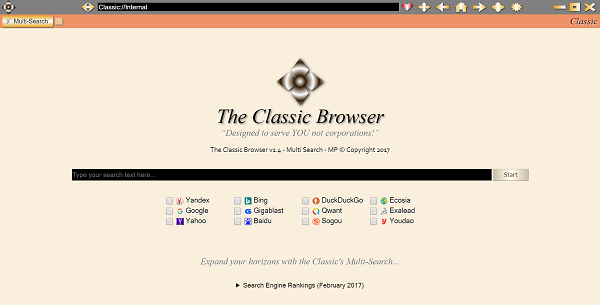 El navegador clásico
