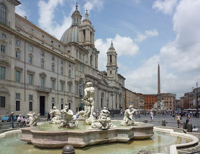 "Piazza Navona, Roma - fontana fc07" by Fczarnowski - Own work. Licensed under CC BY-SA 3.0 via Wikimedia Commons - https://commons.wikimedia.org/wiki/File:Piazza_Navona,_Roma_-_fontana_fc07.jpg#/media/File:Piazza_Navona,_Roma_-_fontana_fc07.jpg