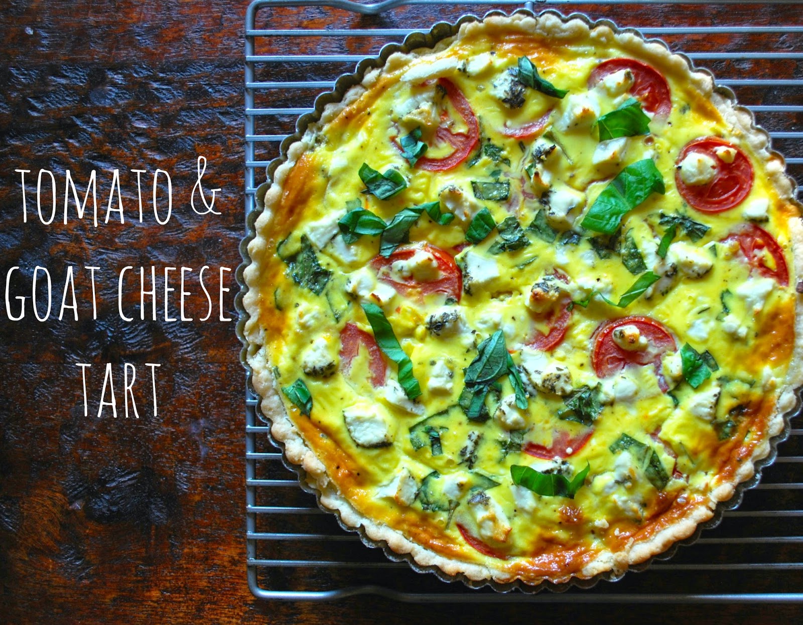 Tomato & Goat Cheese Tart Bevy Richmond