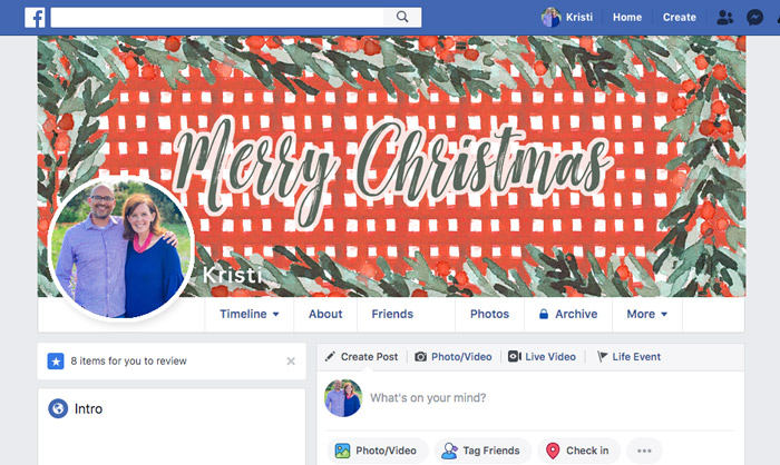 Christmas Facebook Cover