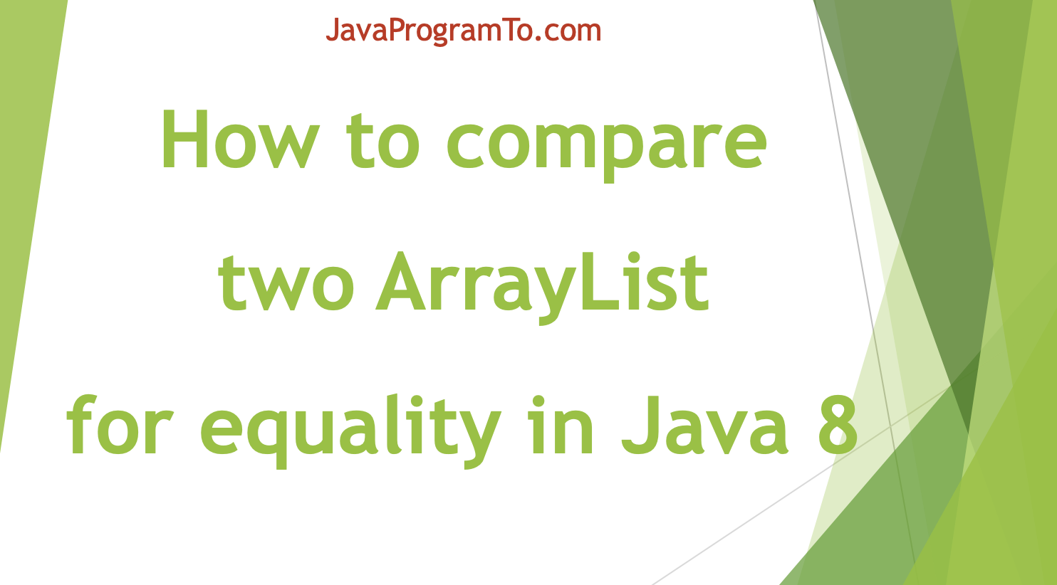 Java Compare Arrays , How to get the Difference Between Two Arrays in ...