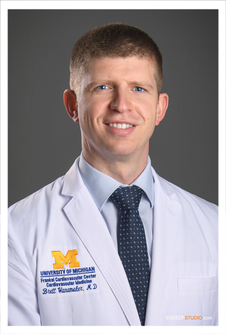 University of Michigan Medicine Hospital Doctor Headshot SudeepStudio.com Ann Arbor Professional Portrait Photographer