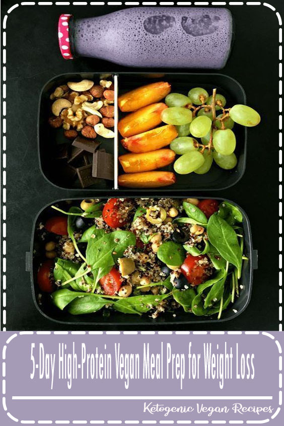 5Day HighProtein Vegan Meal Prep for Weight Loss Delicious Little Bites