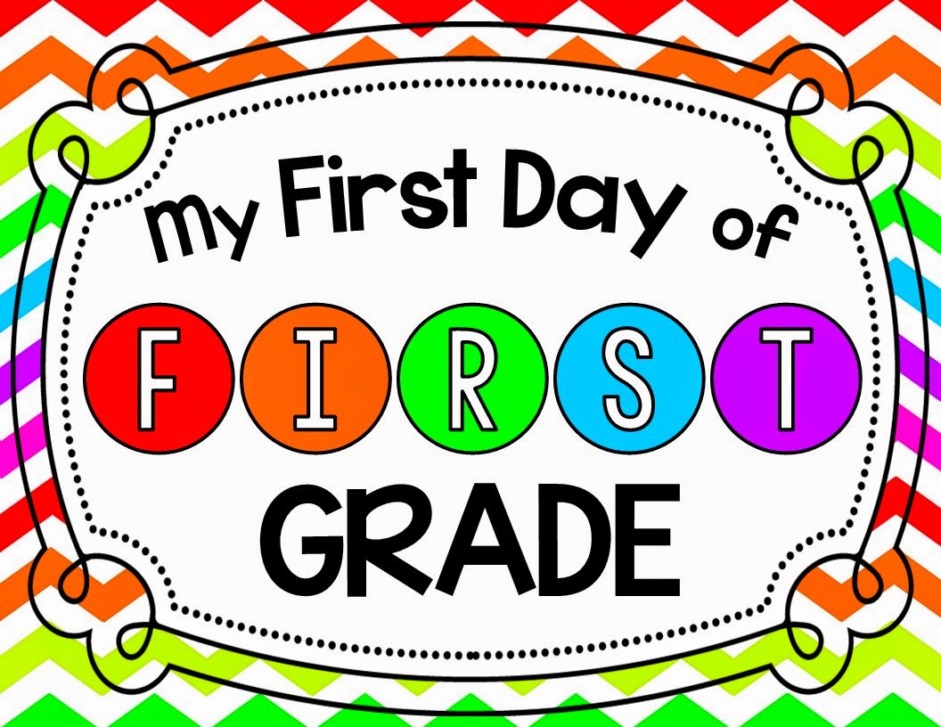 First Day Of First Grade Free Printable