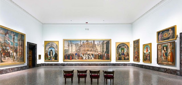 Interior da Galeria Brera em Milão