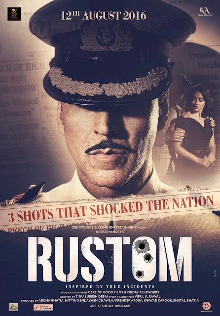 Rustom (2016) Poster | Akshay Kumar, Ileana D’Cruz, Esha Gupta