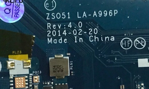 LA-A996P REV 4.0 Compal HP 15-G029SR Bios