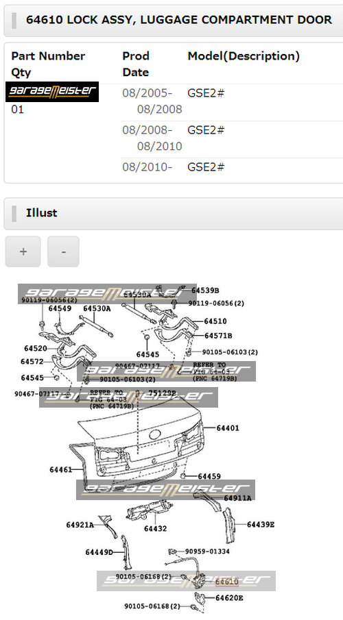 Lexus genuine parts