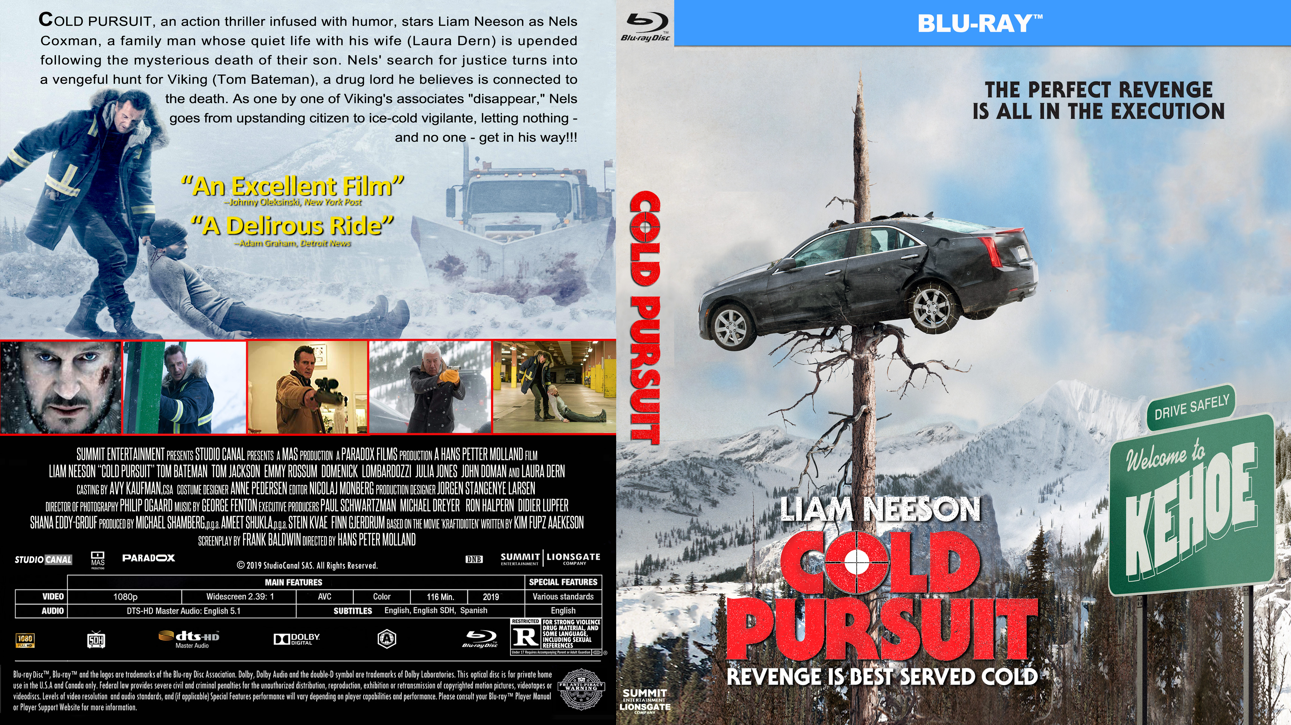 Cold Pursuit Bluray Cover Cover Addict Free Dvd Bluray Covers And Movie Posters