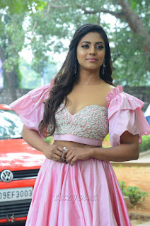 Actress Iniya stills at Mamangam Movie Trailer Launch