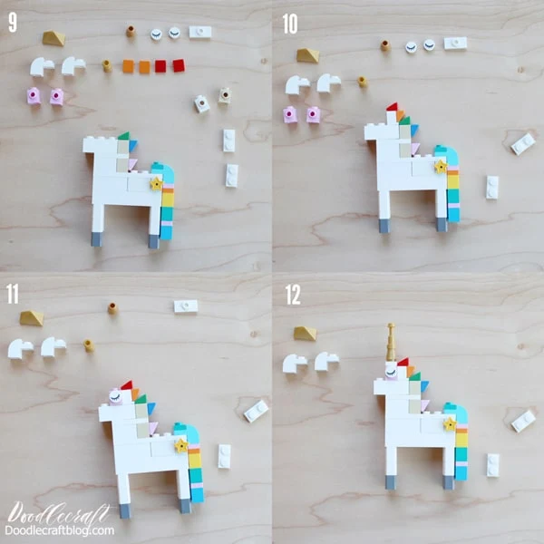 How to Build Lego Unicorn Instructions10 ways!
