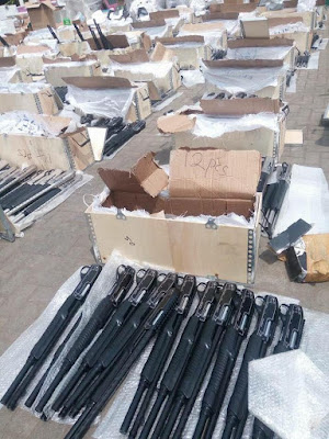 d Another container load of arms discovered in Lagos port