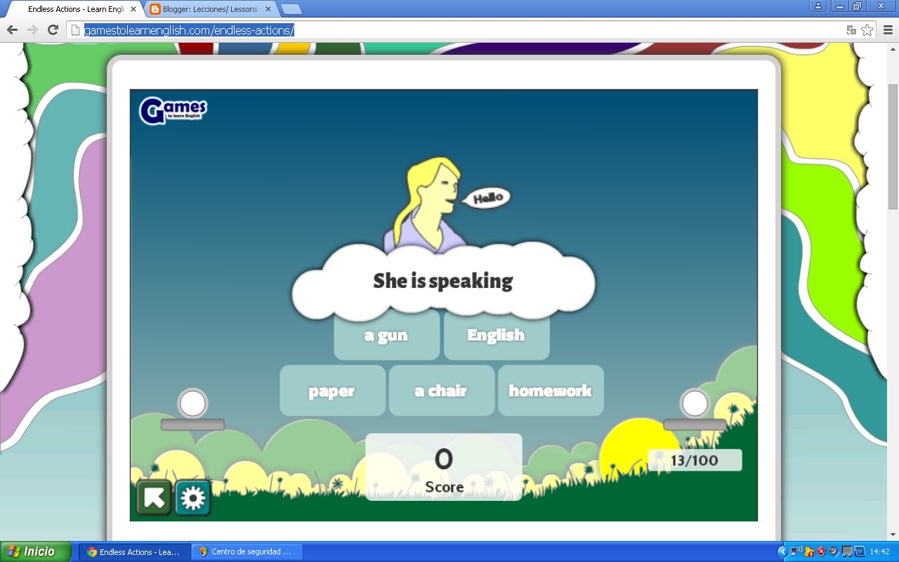 Lecciones/ Lessons: English Games