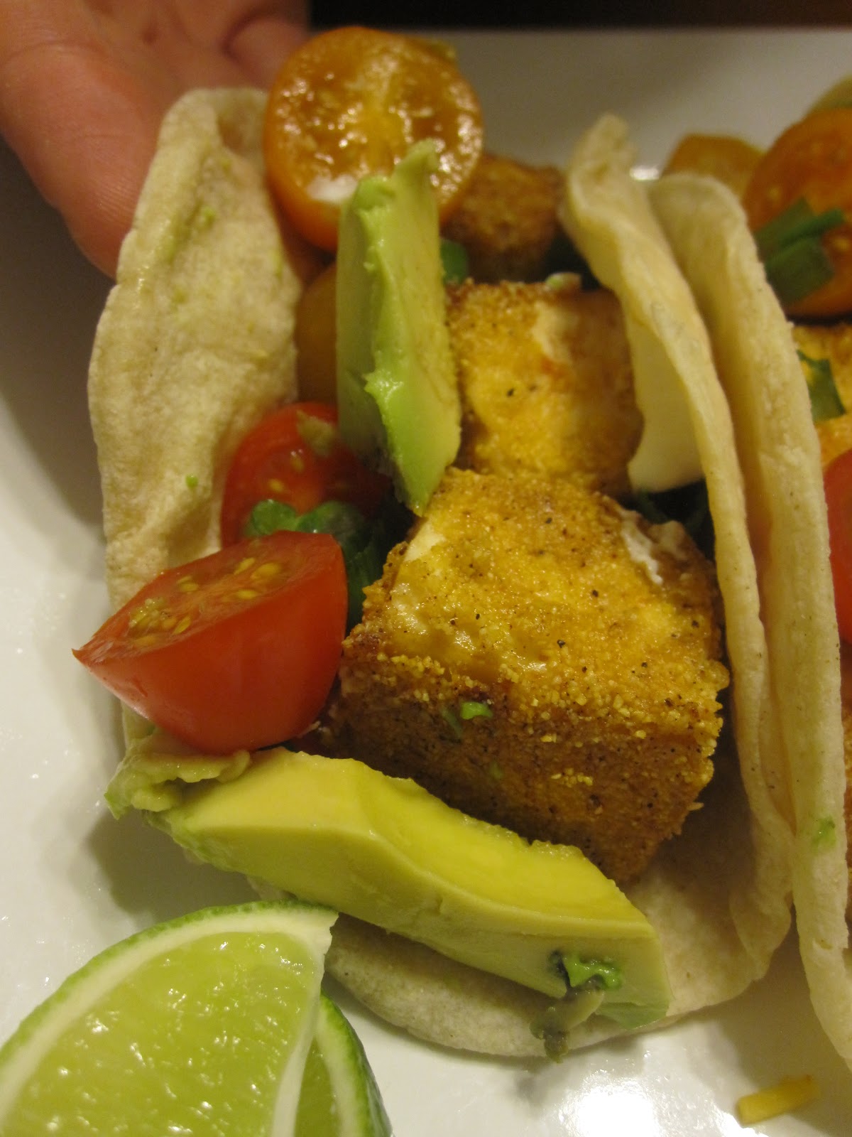 Loaded Crispy Tofu Tacos