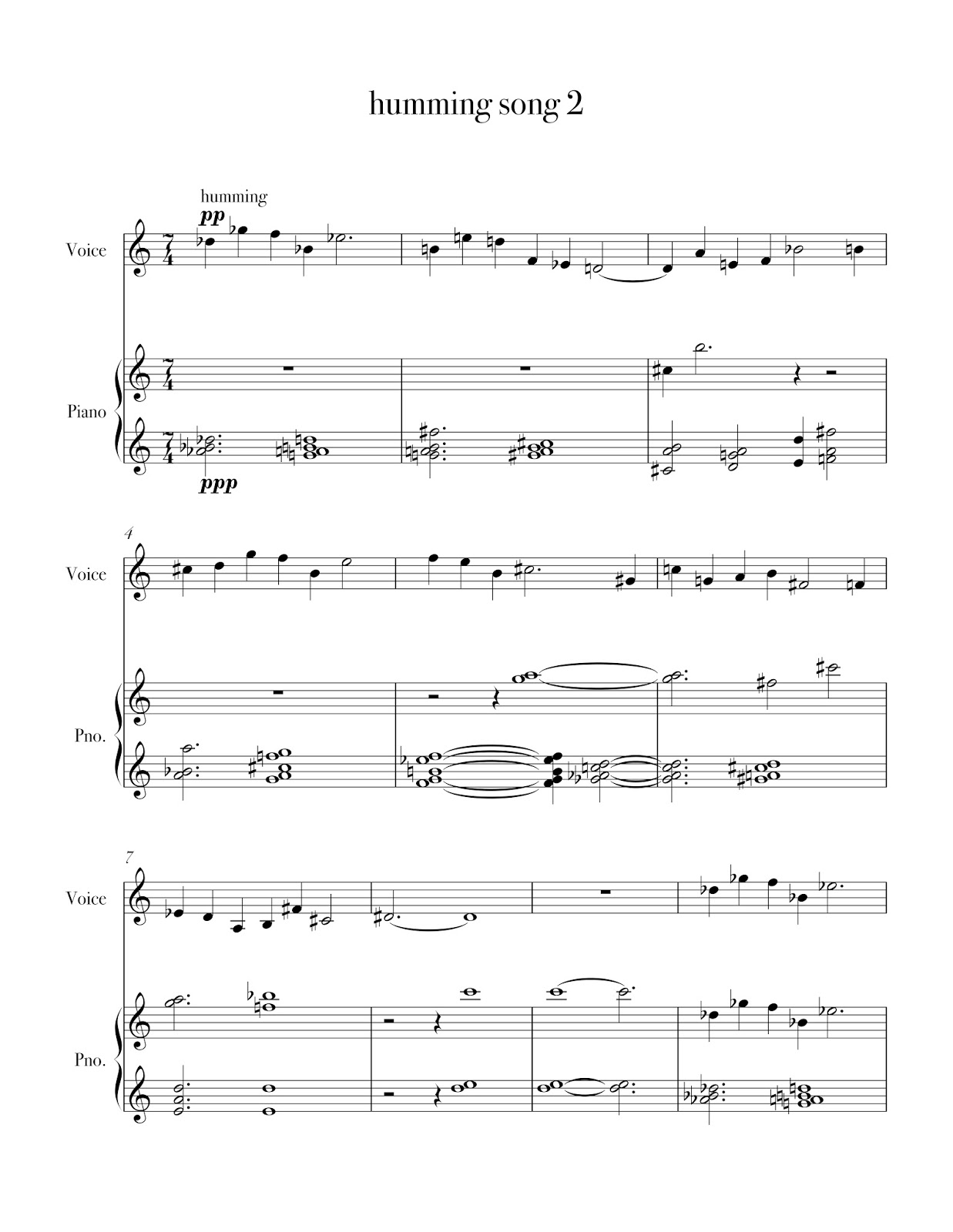 month of music humming song 2