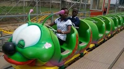 2AAA Photos of 'little' RCCG pastor Dele Taiwo and his wife Doyin, on their honeymoon