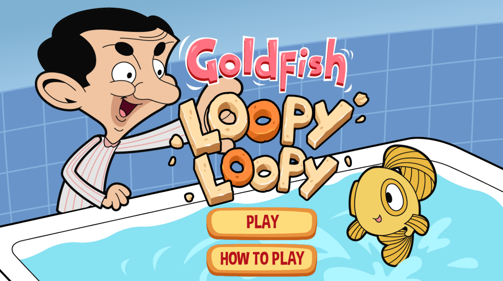 Mr. Bean Goldfish Loopy Loop HTML5 Game Forestry Games License