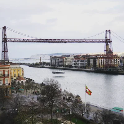 7 days in Bilbao in winter: Puente Bizkaia in Portugalete
