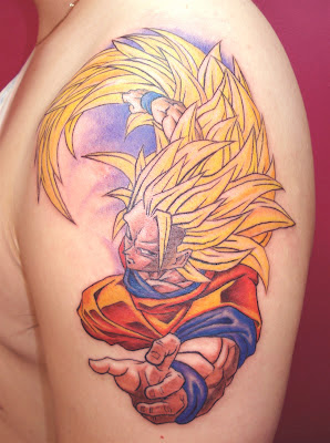 Tatuaje de Goku Super Saiyajin