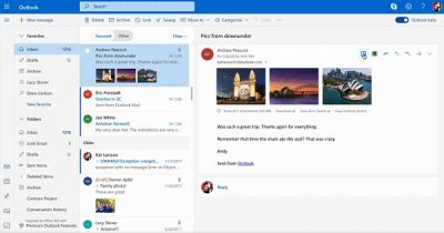 Outlook.com의 새로운 메일, 일정 및 피플 환경