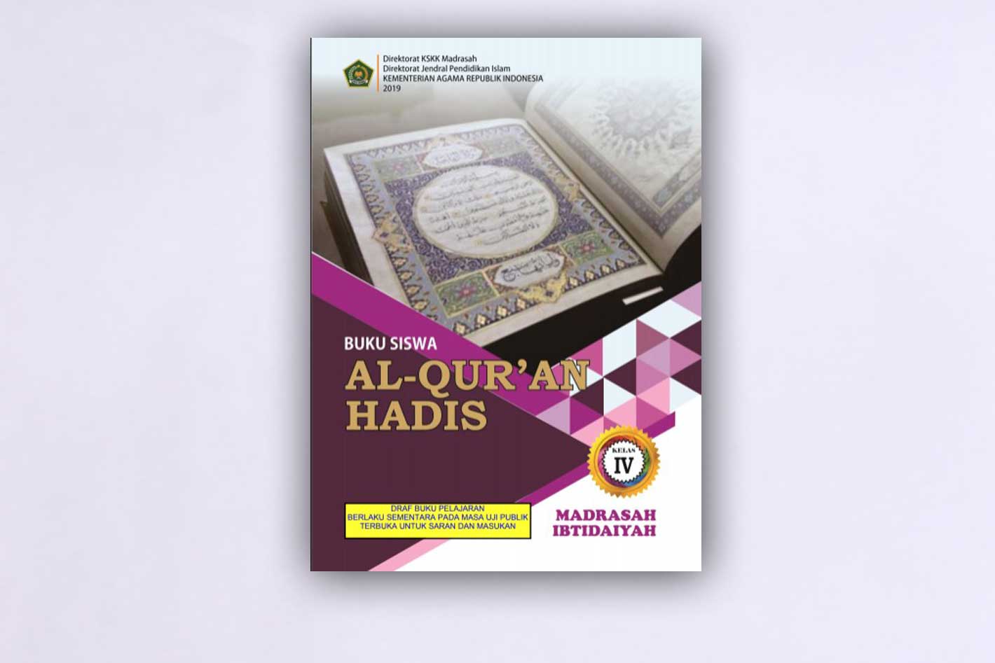 Buku AlQur�an Hadis Kelas 4 MI Kurikulum 2013 PDF Pos