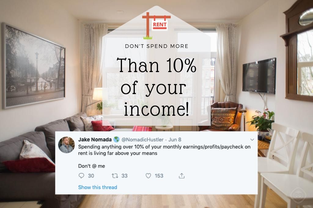 Your Rent Should Be 10 Of Your Income How Much To Spend On
